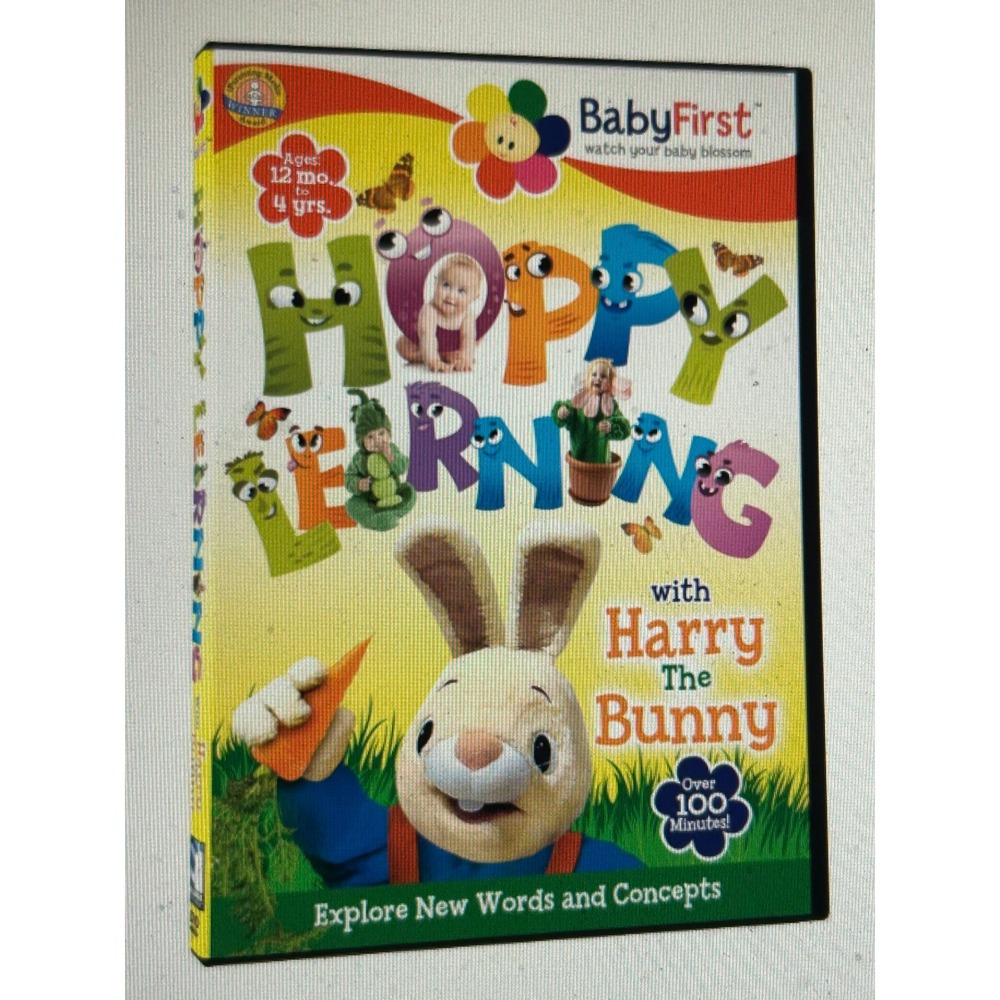 Happy Learning With Harry The Bunny DVD Disc Only BabyFirst Educational Kids